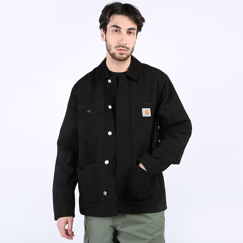 мужская черная куртка Carhartt WIP Michigan Coat I026480-black - цена, описание, фото 1